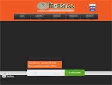 Tablet Screenshot of prindusat.com